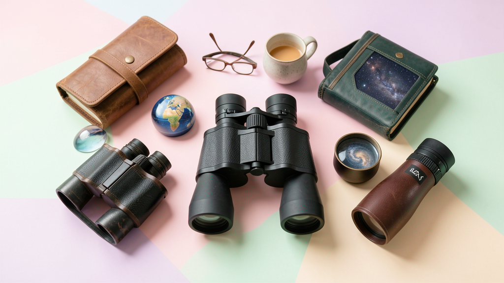 Editorial image illustrating 10x50 vs. 15x70 Binoculars: Why Lower Magnification is Better for Handheld Stargazing