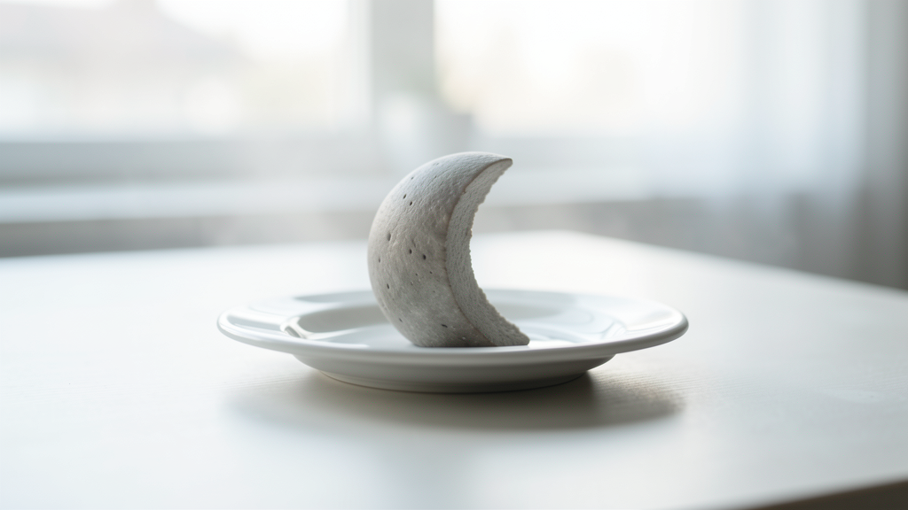 Photographic detail related to How a Dinner Plate Helped Me Finally Understand the Waxing Crescent vs. Waning Crescent